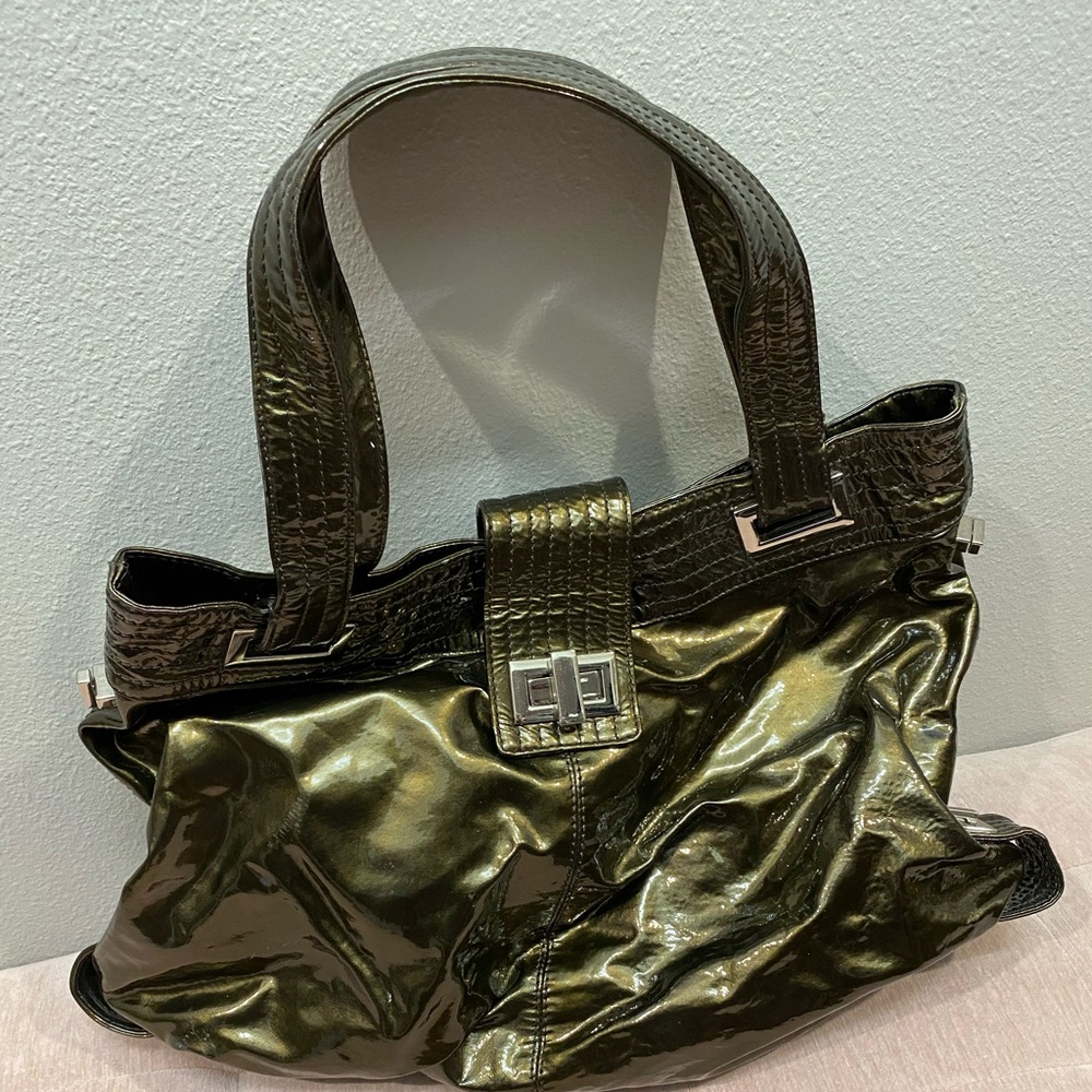 Kooba Patent Natasha Convertible Bag